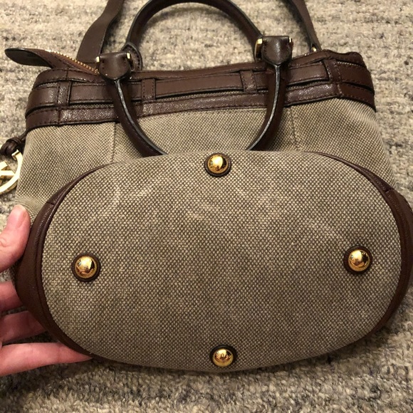 Michael Kors Marina Canvas Satchel - Picture 5 of 9